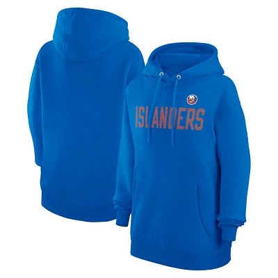 Women's G-III 4Her by Carl Banks  Royal New York Islanders Dot Print Pullover Hoodie