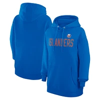 Women's G-III 4Her by Carl Banks  Royal New York Islanders Dot Print Pullover Hoodie
