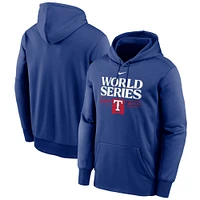 Men's Fanatics Blue Texas Rangers 2023 World Series Dugout Pullover Hoodie