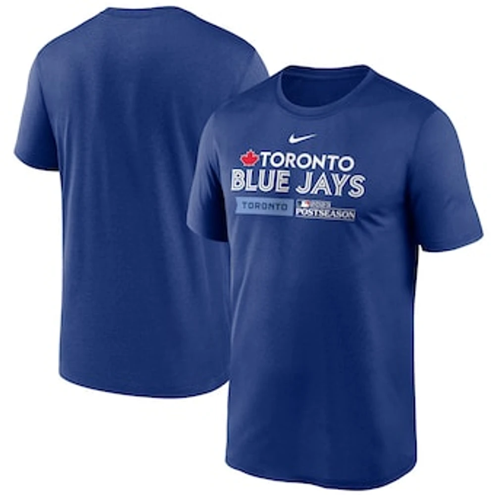 Men's Nike  Blue Toronto Jays 2023 Postseason Authentic Collection Dugout T-Shirt