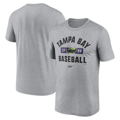 Men's Nike Heather Gray Tampa Bay Rays Legend T-Shirt