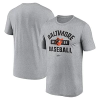 Men's Nike Heather Gray Baltimore Orioles Legend T-Shirt