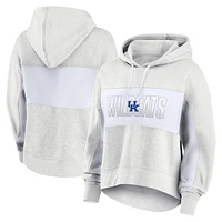 Women's Fanatics Oatmeal Kentucky Wildcats Up For It Pullover Hoodie