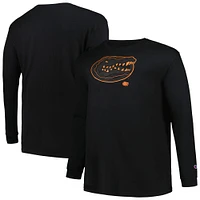 Men's Profile Black Florida Gators Big & Tall Pop Long Sleeve T-Shirt