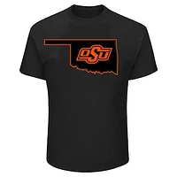 Men's Profile Black Oklahoma State Cowboys Big & Tall Pop T-Shirt