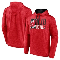 Men's Fanatics Red New Jersey Devils Never Quit Pullover Hoodie