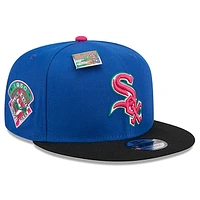 Men's New Era Royal/Black Chicago White Sox Watermelon Big League Chew Flavor Pack 9FIFTY Snapback Hat