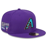 Men's New Era Purple Arizona Diamondbacks Big League Chew Team 59FIFTY Fitted Hat