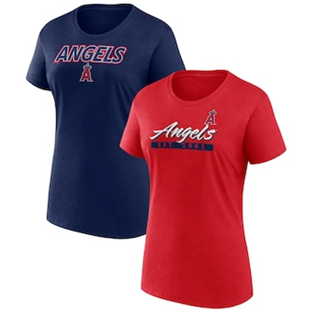 Women's Fanatics Los Angeles Angels Risk T-Shirt Combo Pack