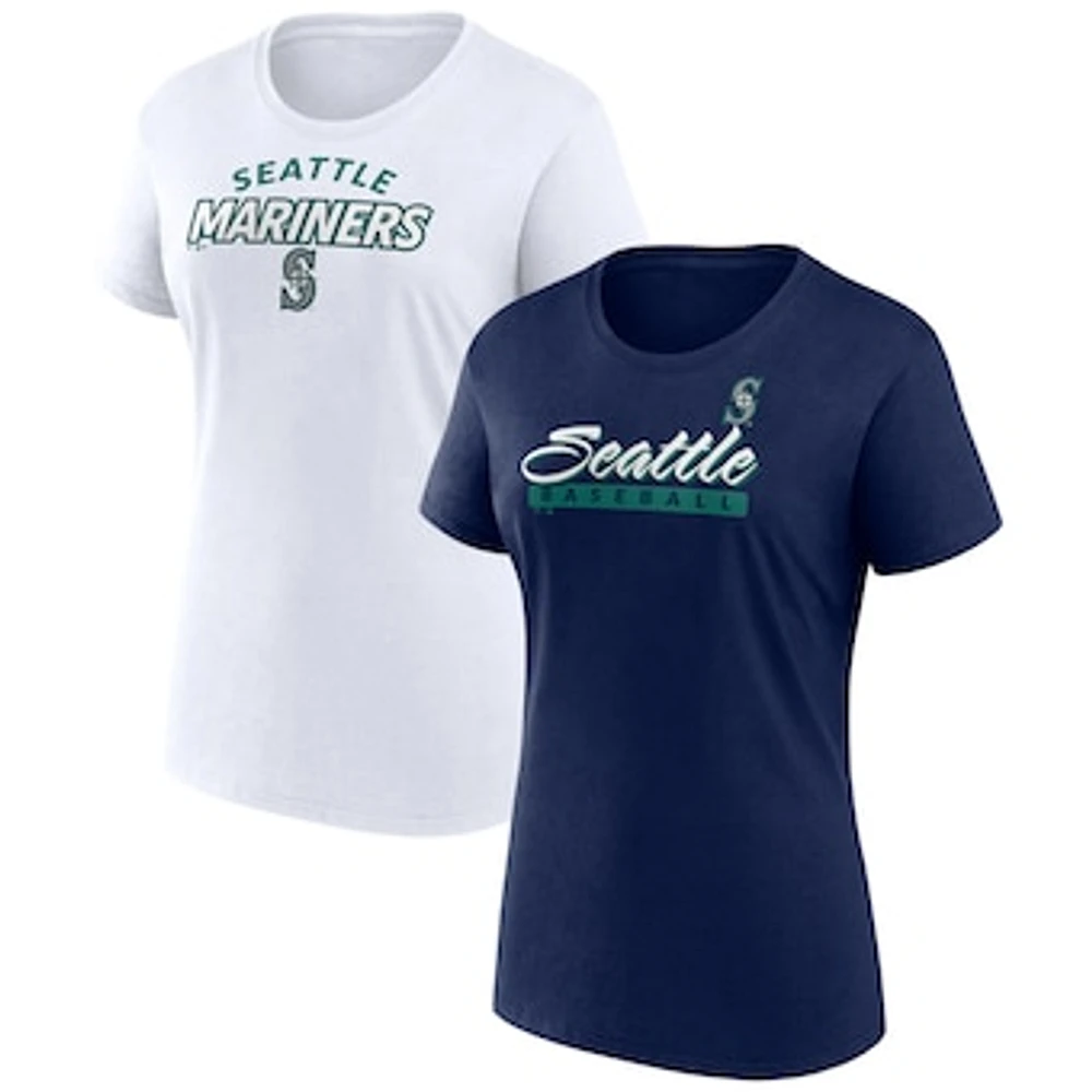 Women's Fanatics Seattle Mariners Risk T-Shirt Combo Pack