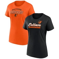 Women's Fanatics Baltimore Orioles Risk T-Shirt Combo Pack