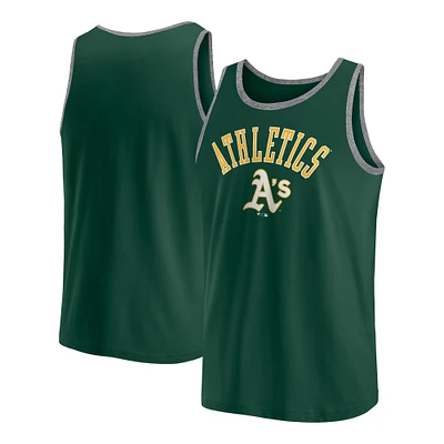 Men's Fanatics Green Oakland Athletics Bet Tank Top