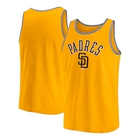 Men's Fanatics Gold San Diego Padres Bet Tank Top