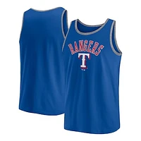 Men's Fanatics Royal Texas Rangers Bet Tank Top