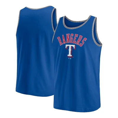 Men's Fanatics Royal Texas Rangers Bet Tank Top