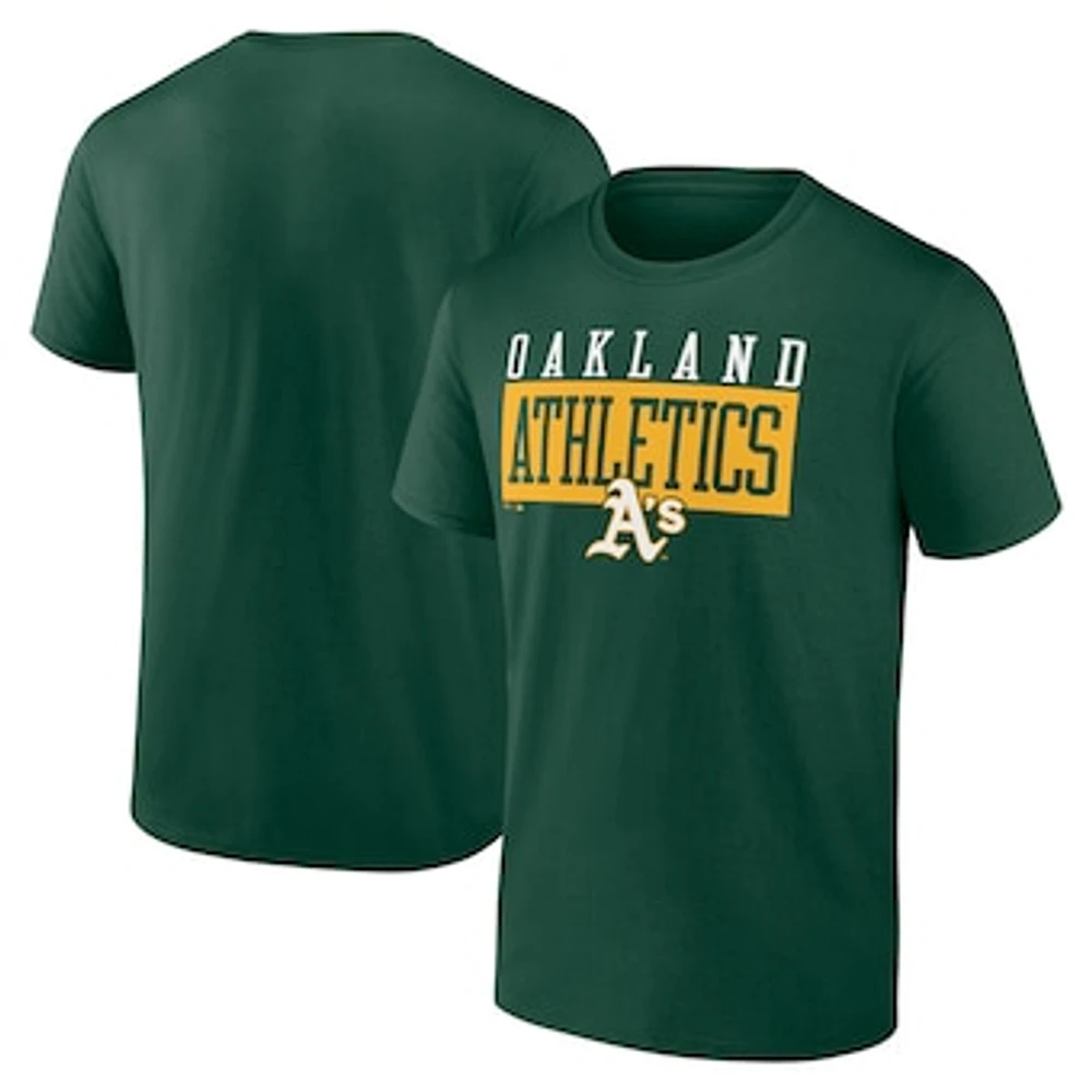 Men's Fanatics Green Oakland Athletics Hard To Beat T-Shirt