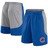 Men's Fanatics Royal/Gray Chicago Cubs Go Hard Shorts