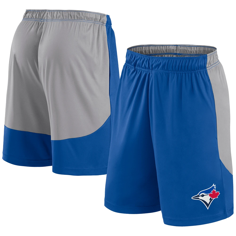 Men's Fanatics Royal/Gray Toronto Blue Jays Go Hard Shorts