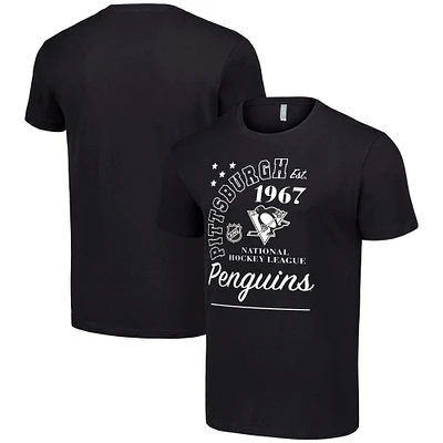 Men's Starter  Black Pittsburgh Penguins Arch City Team Graphic T-Shirt