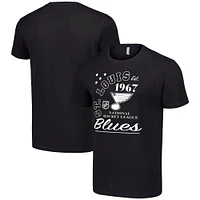Men's Starter  Black St. Louis Blues Arch City Team Graphic T-Shirt