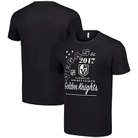 Men's Starter  Black Vegas Golden Knights Arch City Team Graphic T-Shirt