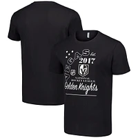 Men's Starter  Black Vegas Golden Knights Arch City Team Graphic T-Shirt
