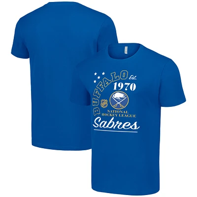 Men's Starter  Royal Buffalo Sabres Arch City Team Graphic T-Shirt