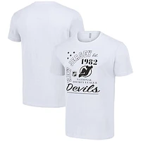 Men's Starter  White New Jersey Devils Arch City Team Graphic T-Shirt