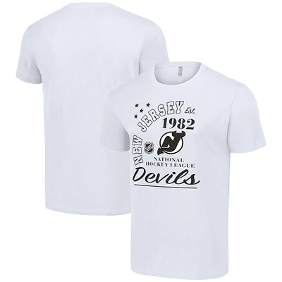 Men's Starter  White New Jersey Devils Arch City Team Graphic T-Shirt
