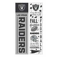 Las Vegas Raiders 47" Double Sided Fall Leaner Fan Sign