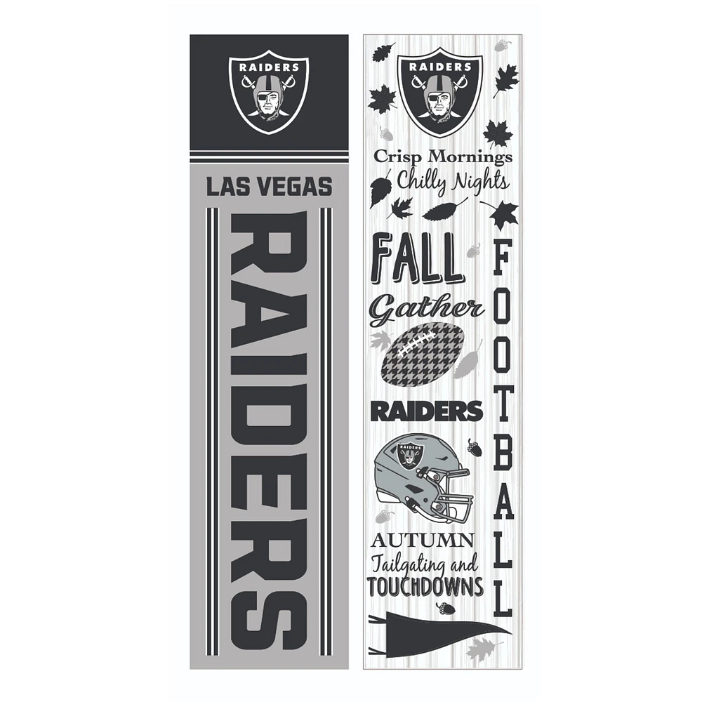 Las Vegas Raiders 47" Double Sided Fall Leaner Fan Sign
