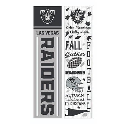Las Vegas Raiders 47" Double Sided Fall Leaner Fan Sign
