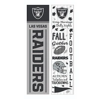 Las Vegas Raiders 47" Double Sided Fall Leaner Fan Sign