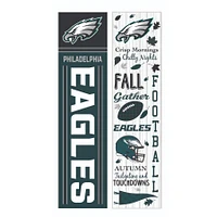 Philadelphia Eagles 47" Double Sided Fall Leaner Fan Sign