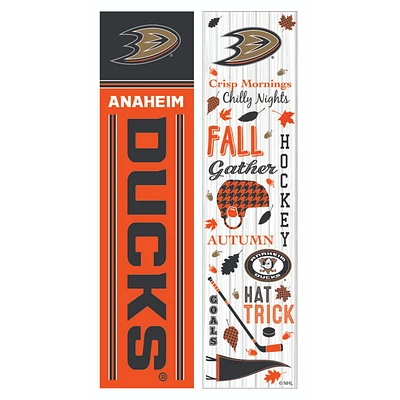 Anaheim Ducks 47" Double Sided Fall Leaner Fan Sign