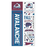Colorado Avalanche 47" Double Sided Fall Leaner Fan Sign