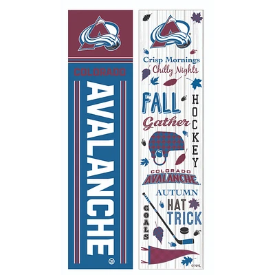 Colorado Avalanche 47" Double Sided Fall Leaner Fan Sign