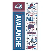 Colorado Avalanche 47" Double Sided Fall Leaner Fan Sign