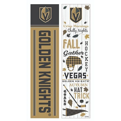 Vegas Golden Knights 47" Double Sided Fall Leaner Fan Sign