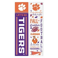Clemson Tigers 47" Double Sided Fall Leaner Fan Sign