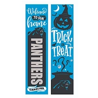 Carolina Panthers 47" Double Sided Halloween Leaner Fan Sign