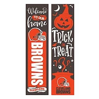 Cleveland Browns 47" Double Sided Halloween Leaner Fan Sign