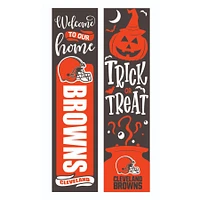 Cleveland Browns 47" Double Sided Halloween Leaner Fan Sign