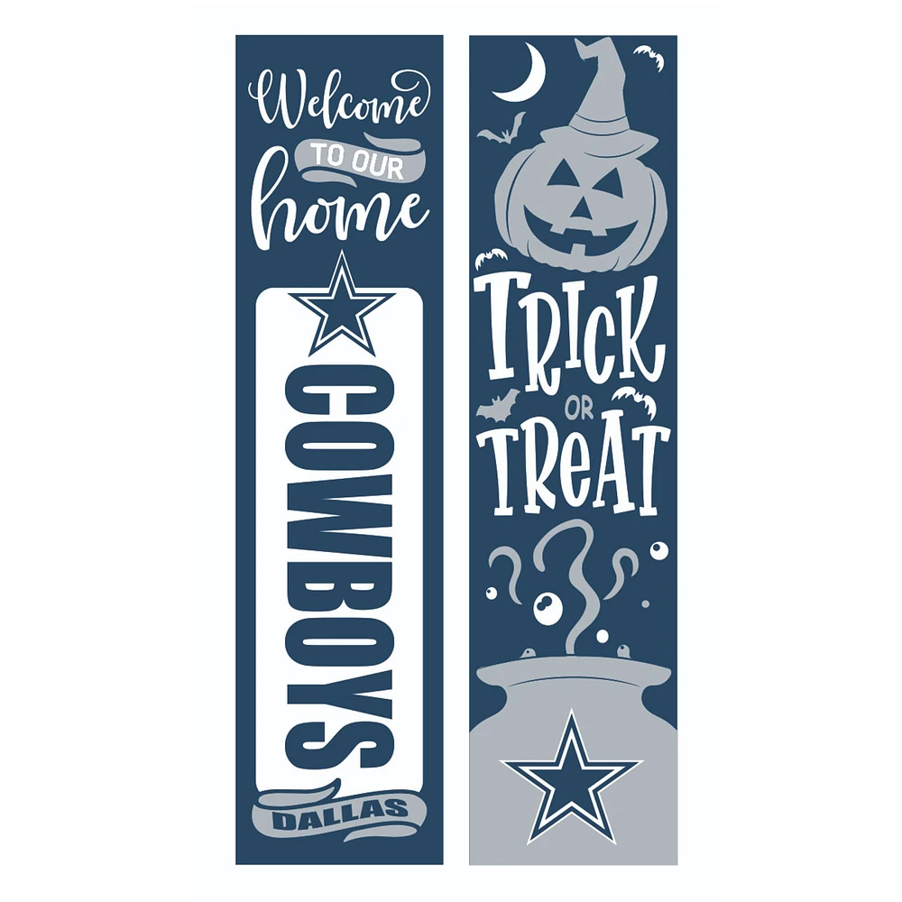 Dallas Cowboys 47" Double Sided Halloween Leaner Fan Sign