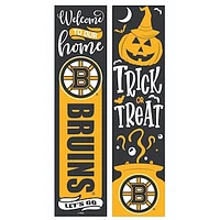 Boston Bruins 47" Double Sided Halloween Leaner Fan Sign