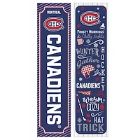 Montreal Canadiens 47" Double Sided Winter Leaner Fan Sign
