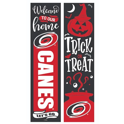 Carolina Hurricanes 47" Double Sided Halloween Leaner Fan Sign