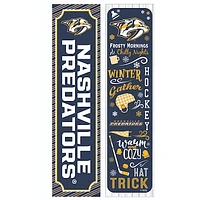 Nashville Predators 47" Double Sided Winter Leaner Fan Sign