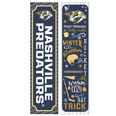 Nashville Predators 47" Double Sided Winter Leaner Fan Sign