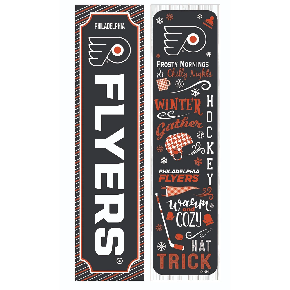 Philadelphia Flyers 47" Double Sided Winter Leaner Fan Sign